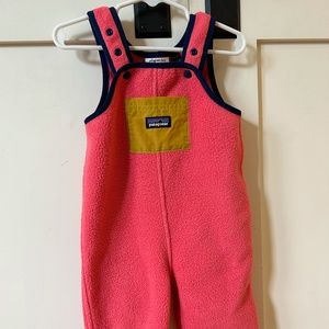 Patagonia Synchilla fleece overalls